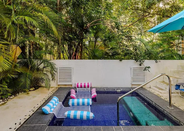 Private Plunge Pool, Golf Cart And Club Akumal